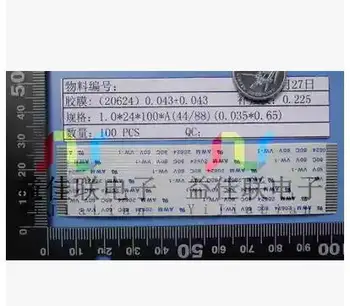 Nemokamas pristatymas plokščių kabelių linijos 1,0 mm-24p-100mm-A FPC LCD LVDS 1,0 mm 24pin 100mm ilgis sutampa ffc linija 15
