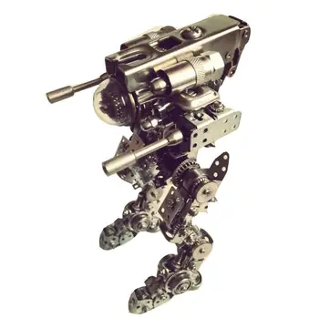 Mechaninė overlord rankinis surinkimas PASIDARYK pats apdailos metalo steampunk stiliaus 3D sunku mecha mašina dėlionės 6
