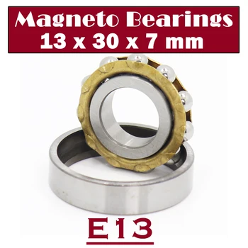 E13 Magnetų Guolis 13*30*7 mm ( 1 VNT ) Kampinis Kontaktinis Atskiras Nuolatiniai Motorinių Rutuliniai Guoliai EN13 FB13 12