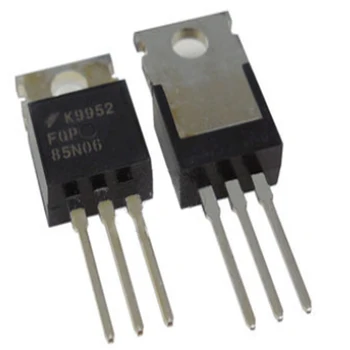 (10piece) 100% Naujas 85N06 FQP85N06 TO-220 Originalus IC chip BGA Chipsetu Sandėlyje