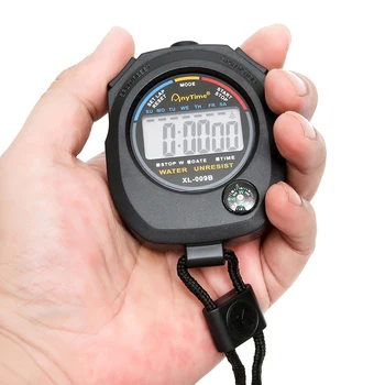 NAUJAS Skaitmeninis Chronometras XL-013 Chronograph su Apyrankė Signalizacijos AM PM 24H Laikrodis Žiūrėti Runner Sportas 19