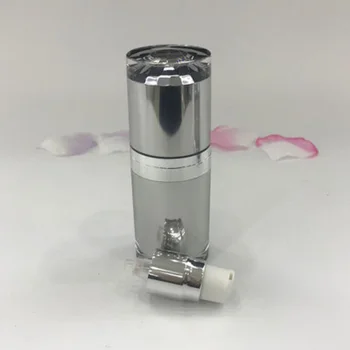 15ML cilindro formos akrilo sidabro beoriu butelis losjonas/fondas/serumo/emulsija/essence tonerio likutis kosmetikos pakuotės 3