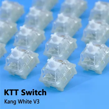 Didmeniniams KTT Kang Balta V3 Jungikliai Mechaninė Klaviatūros Perjungimas 3Pin Užsakymą Vyšnių RGB SMD Žaidimų Suderinama Su MX Jungiklis 8