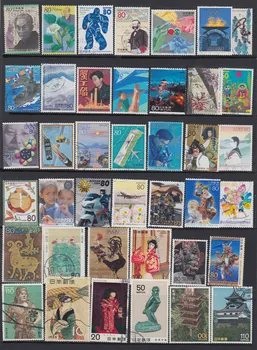 Naujas 50Pcs/Daug Japonija Antspaudas Visi Skirtingi NE Kartoti Pašto Ženklų Kolekcionavimas 5