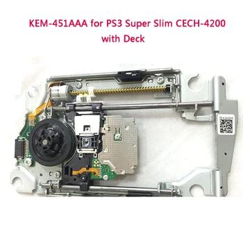 Originalaus KEMĖ-451AAA kemė 451aaa PS3 Super Slim CECH-4200 KES-451 Lazerio Lęšio skaitytuvas su traukimo mechanizmo