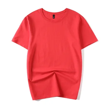 2013 m. Vyrų 2019 m. vasarą naujų vientisos spalvos trumparankoviai marškinėliai 23