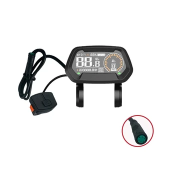 Black LCD Ekranu, Skirtas Bafang Vidurio Motorinių BBS01 02 HD Ekranas Elektrinių Dviračių Dalys 15