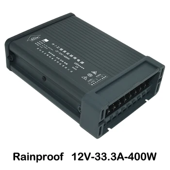 LED Rainproof impulsinis Maitinimo šaltinis 12V400W Dvigubo vamzdžio Priekį-susijaudinęs impulsinis Maitinimo šaltinis 33.3 Pastovios Įtampos Vairuotojas