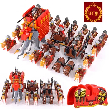 Viduramžiais Romos Imperijos Spartan Kryžiuočių Mini Viduramžių Karys Duomenys Modelių Kūrimo Blokai, Plytos, Žaislai, Dovanos Vaikams 8