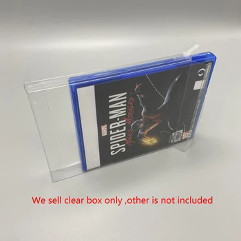 100vnt Aišku, skaidrios dėžutės dangtelis PS5 žaidimo kortelės surinkimo ekranas atmintis PET apsauginėje dėžėje 20