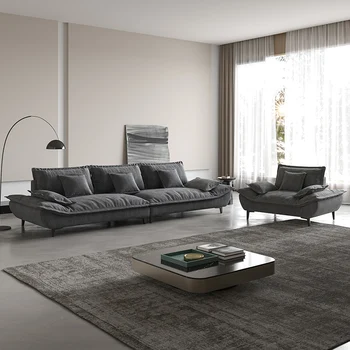 Derliaus King Size Sofa 3 Seat Individualų Šviesos Prabangus Gyvenamasis Kambarys Sofos Suaugusiųjų Dizaineris Komfortą Canape Salonas Namų Puošybai