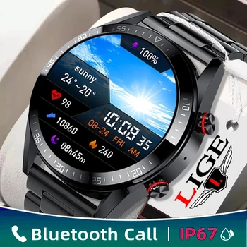 LIGE Naujas 454*454 AMOLED Ekranas, Smart Watch 