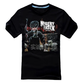 3 Dizaino Misery Index Rock Band Prekės Vyrų Marškinėliai 3D Aukštos Kokybės Fitneso Mirties Hardrock Sunkiųjų Metalų 100%Medvilnė 3