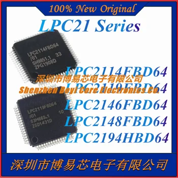 LPC2114FBD64 LPC2119FBD64 LPC2146FBD64 LPC2148FBD64 LPC2194HBD64 Originalus Autentiškas 32-bitų Mikrovaldiklis Lustas 3