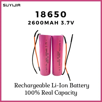 18650 Li-Ion Baterija 3.7 V 2600mAh 