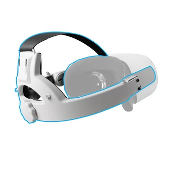 Reguliuojamas Galvos Dirželis Oculus Quest 2 Virtualios Realybės Šalmas galvos Perimetras Dirželis Su Adapteriu VR Priedai 20