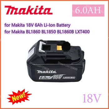 Makita Originalus Makita 18V 6000mAh Ličio jonų Baterija 18v gręžimo Pakeitimo Baterijas BL1860 BL1830 BL1850 BL1860B 2