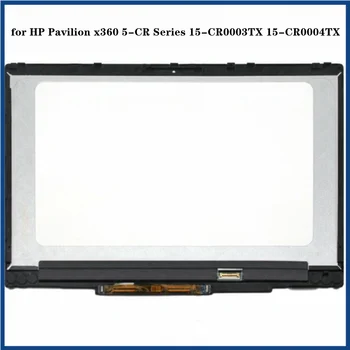 15.6 colių FHD LCD Jutiklinis Ekranas Asamblėjos HP Pavilion x360 5-CR Serijos 15-CR0003TX 15-CR0004TX Skydelį FHD 1920x1080 5