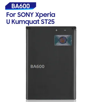 Pakaitinis Akumuliatorius Sony ST25i ST25C Xperia U Kinkanas BA600 Įkrovimo Telefono Baterija 1290mAh