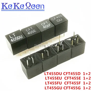 LT455DU LT455EU LT455FU LT455GU 1+2 CINKAVIMAS-3 CFT455D CFT455E CFT455F CFT455G 455K Keraminiai filtrai signalo ryšio relės 15