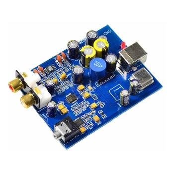 ES9028Q2M + SA9023 USB Dekoderis Valdybos Karščiavimas Audio DAC Garso plokštė YJ 17