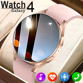 Samsung Galaxy Žiūrėti 4 Smart Watch Moterys Vyrai HD Ekranas IP67 Skambinkite Vandeniui Kraujo Spaudimas Užsakymą Dial Sporto Smartwatch