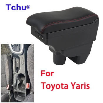 Toyota Yaris porankiu langelį Toyota Yaris 5 d 1.5 vvt-iE CVT automobilio sėdynėje box USB įkrovimo Peleninę Automobilių Reikmenys 10