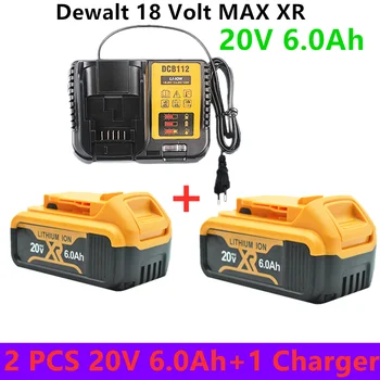 100% neue DCB200 20V 6000mAh austauschbare Li-Ion batterie kompatibel mit 18 Volt MAX XR elektrinių įrankių ličio-Batterien 18