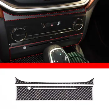 Už Maserati Ghibli III (M157) 2014-2015 M., Automobilio Centrinio Valdymo Skydelis CD Viršelio Dekoro Lipduko Minkštas Anglies Pluošto Priedai LHD 10