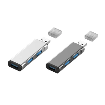 3 in 1 USB Hub USB 2.0 Splitter Nešiojamas Adapterį, KOMPIUTERIO, Kompiuterio USB Mokestis P9JB 10