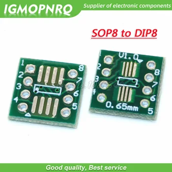 100VNT TSSOP8 SSOP8 SOP8 į DIP8 Perdavimo Valdybos CINKAVIMAS Pin Valdybos Pikis Adapteris TSSOP-8 SSOP-8 SOP-8 DIP-8 4