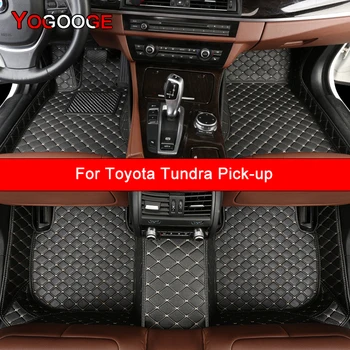 YOGOOGE Custom Automobilių Kilimėliai Toyota Tundra Pick-up Auto Reikmenys Koja Kilimas 2
