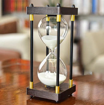 Stiklo smėlio laikrodis Laikmatis Anti-rudenį 30 Minučių Kūrybos Šviesą smėlio laikrodis Ornamentu 3